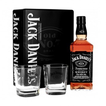 JACK DANIEL'S 70CL + 2...