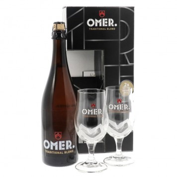COFFRET OMER BLOND 75CL + 2...