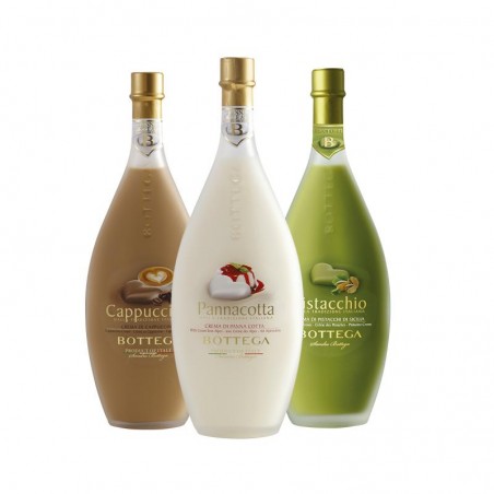 BOX DECOUVERTE CREMES BOTTEGA PANA COTTA/PISTACHIO/CAPUCHINO 3*50CL