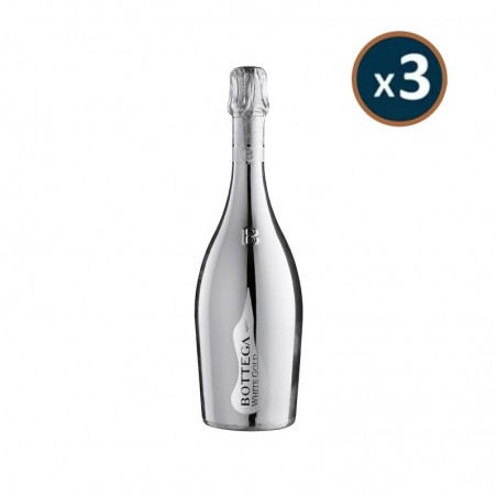 BOTTEGA - WHITE GOLD VENEZIA DOC SPUMENTE BRUT 3*75CL