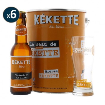 SEAU BIERES KEKETTE 6*25CL...