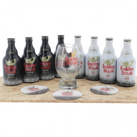 BOX DECOUVERTE GULDEN DRAAK - 2*4*33CL + 1 VERRE