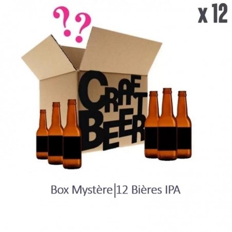 BOX MYSTERE 100% IPA X12 BIERES INDIA PALE ALE