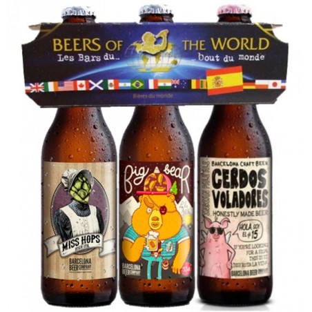 TRIPACK BEER OF THE WORLD ESPAGNOL 3*33CL