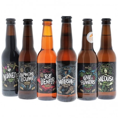BOX DECOUVERTE BRASSERIE MELUSINE 6*33CL