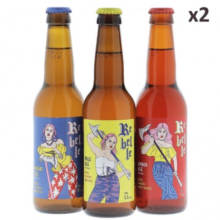 BOX DECOUVERTE REBELLE 6*33CL