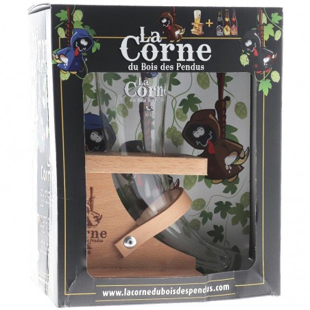 COFFRET LA CORNE DU BOIS DES PENDUS 3*33cl + 1 VERRE