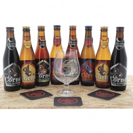 BOX DECOUVERTE CORNE DU BOIS DES PENDUS 2*4*33CL + 1 VERRE